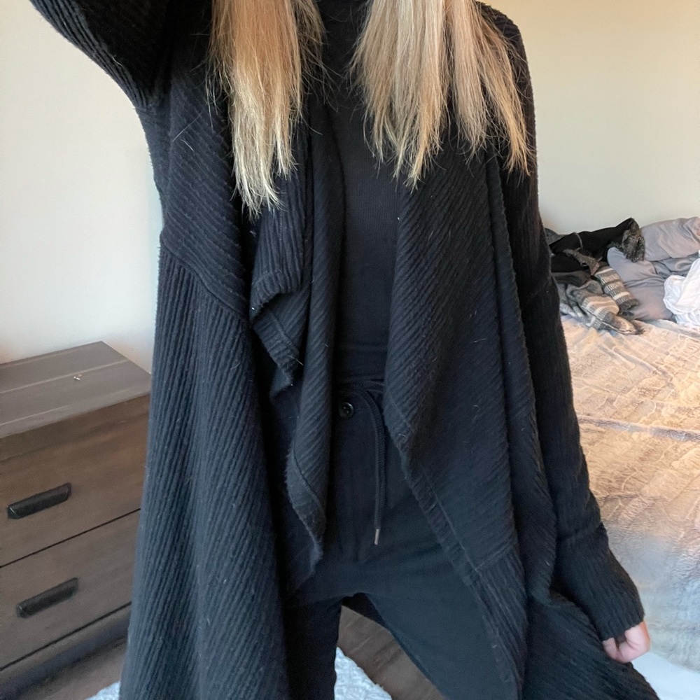 Long black jumper (M) - H by Bordeaux